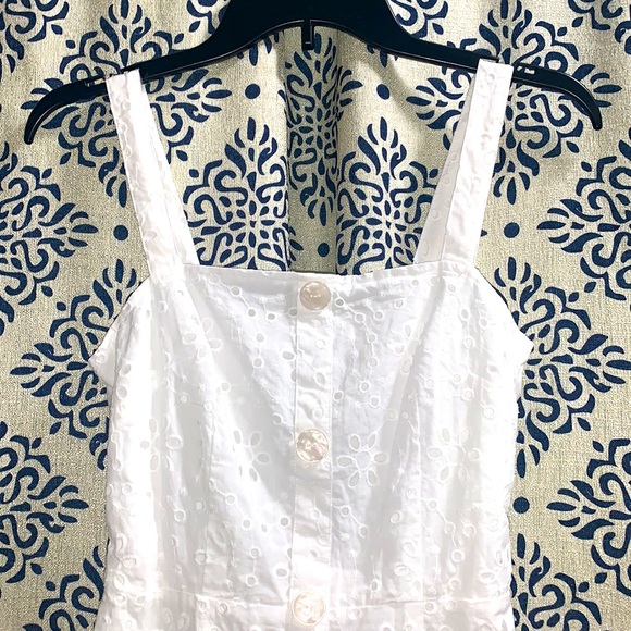 Alexis x Target White Eyelet Mini Dress S - Picture 4 of 9